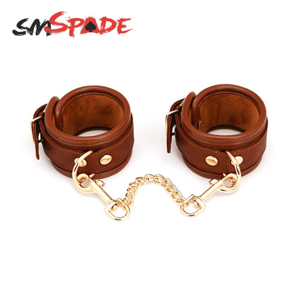 Leather Handcuffs BDSM Bondage